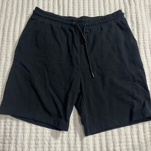 Richer Poorer Men's Black Athletic Shorts